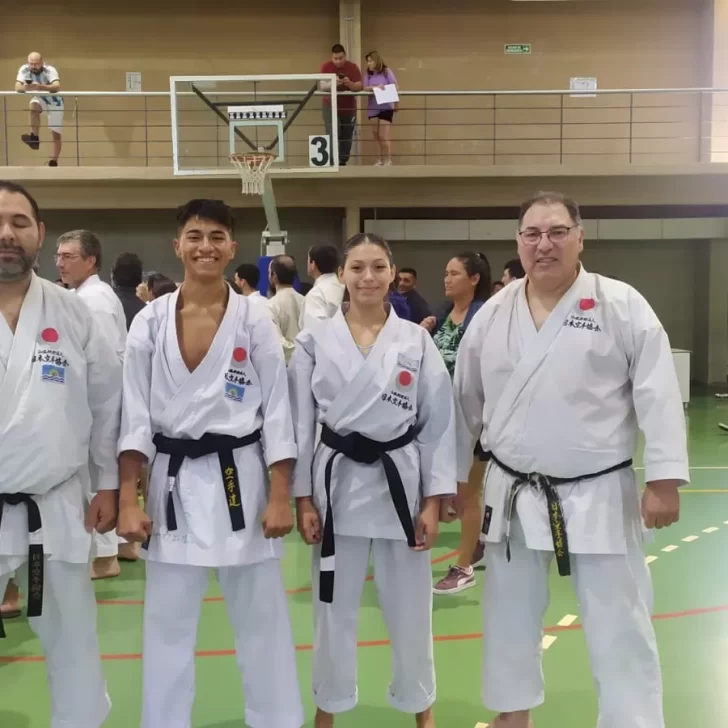 Los karatecas Yamila Cárdenas y Nahuel Montenegro representarán a Argentina en el Panamericano de Colombia