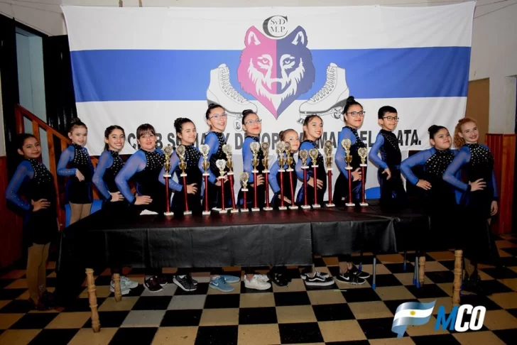 La Escuela de Patín Artístico del Club Mar del Plata obtuvo numerosos premios