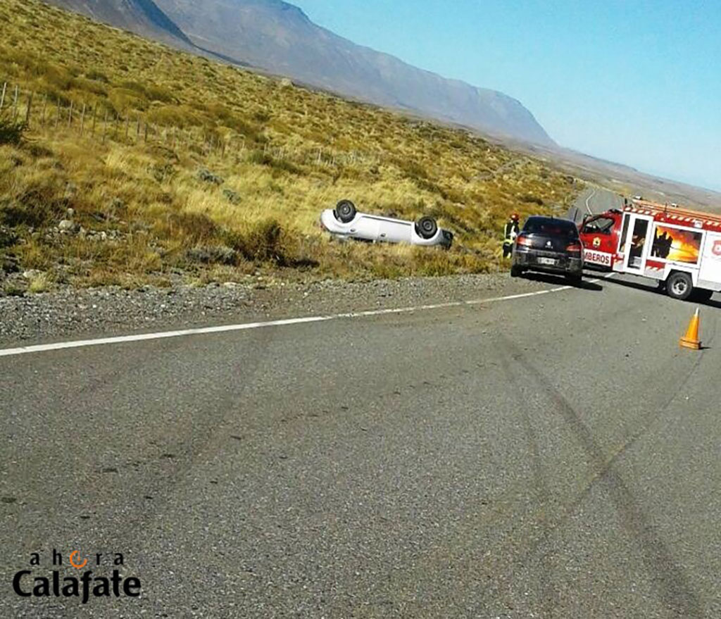 Turista eslovaco volcó en cercanías de El Chaltén Turista eslovaco volcó en cercanías de El Chaltén
