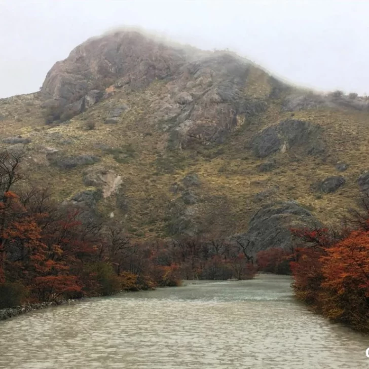 La ruta 41 inundada por las intensas lluvias