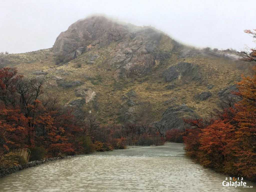 La ruta 41 inundada por las intensas lluvias