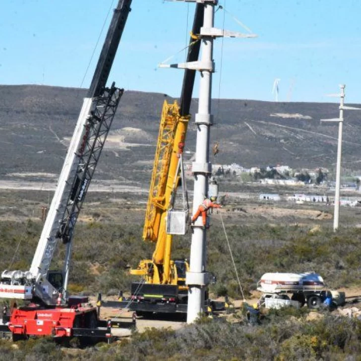 El domingo habrá corte general de energía en Caleta Olivia por obras en línea de alta tensión