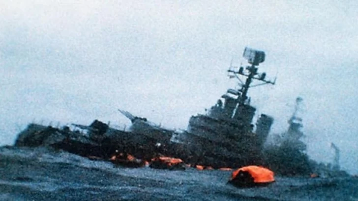 Se cumplen 38 años del hundimiento del ARA General Belgrano