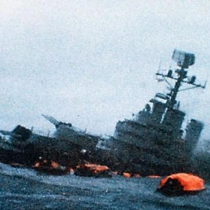 Se cumplen 38 años del hundimiento del ARA General Belgrano