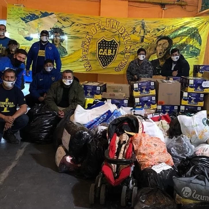 La Peña de Boca Juniors “Fin del Mundo” pasará este fin de semana por Río Gallegos con un camión cargado de donaciones