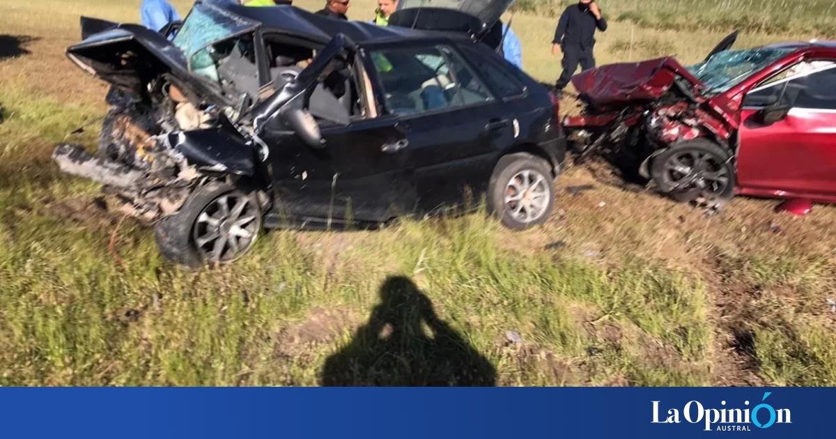 Dos muertos y 5 heridos graves en un fuerte choque de frente en la Ruta ...