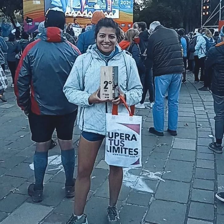 La atleta de Río Gallegos, Tamara Godoy, obtuvo el subcampeonato en el Patagonia Run 2021