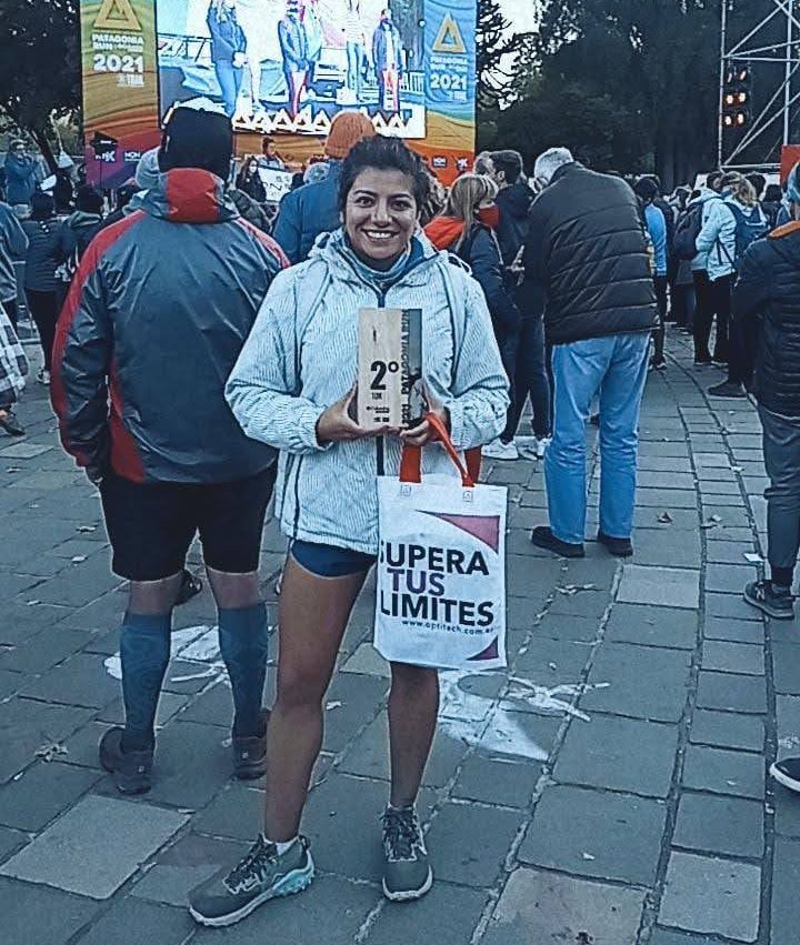 La atleta de Río Gallegos, Tamara Godoy, obtuvo el subcampeonato en el Patagonia Run 2021