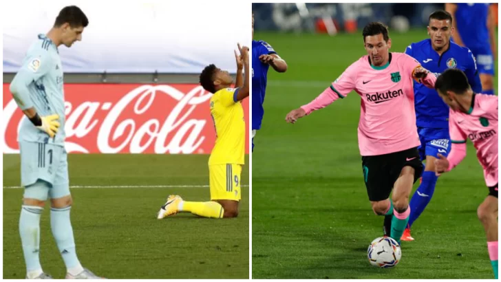 ¡Preocupante! Real Madrid y Barcelona perdieron su invicto a una semana del Derby español