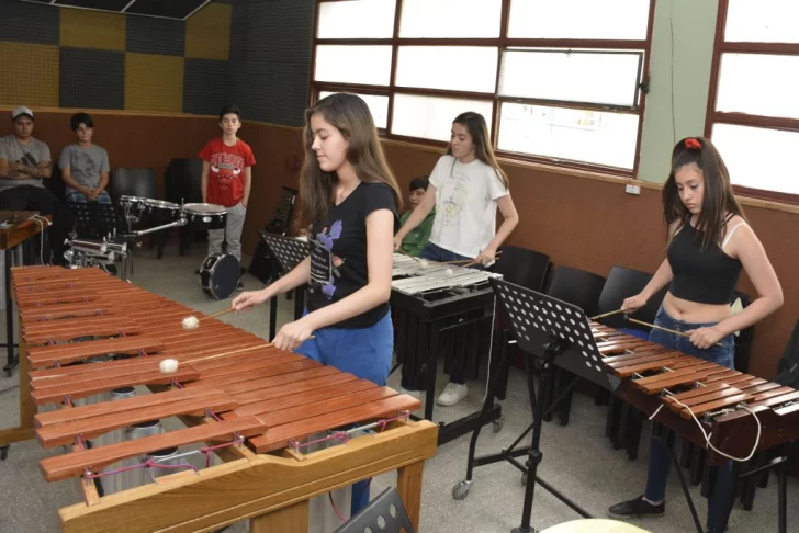 Seminario de percusión con alumnos de Río Gallegos y Río Turbio