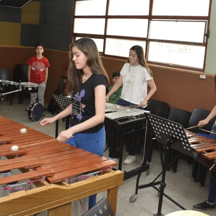 Seminario de percusión con alumnos de Río Gallegos y Río Turbio
