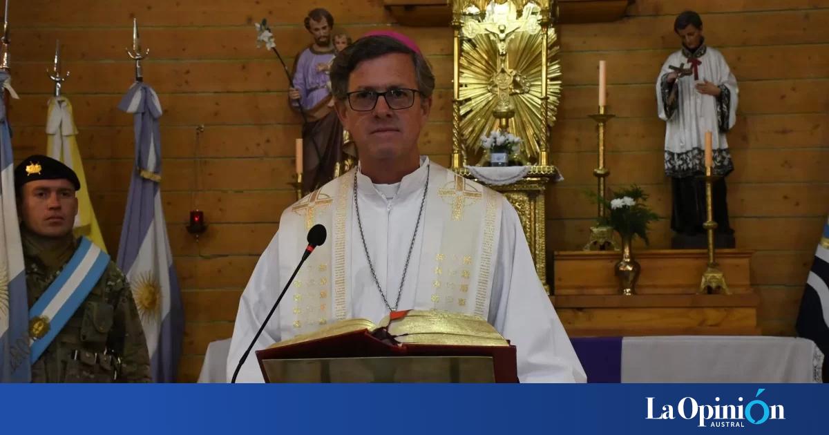 El obispo de Río Gallegos cerró el Tedeum con la canción de La Mosca