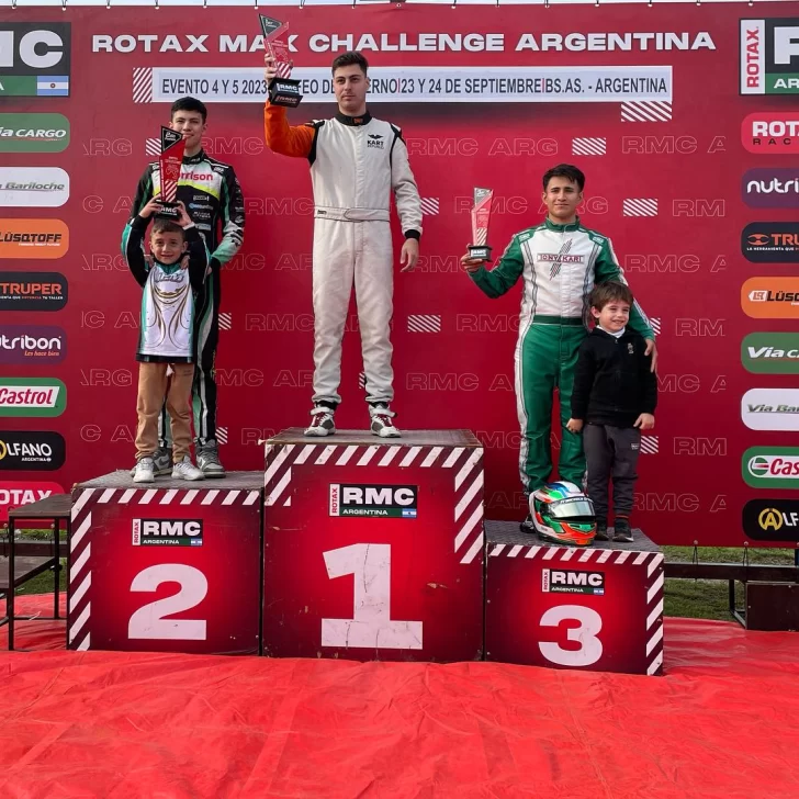 Thiago Díaz lo hizo de nuevo: podio para el piloto de Río Gallegos en el kartódromo de Buenos Aires Thiago Díaz lo hizo de nuevo: podio para el piloto de Río Gallegos en el kartódromo de Buenos Aires