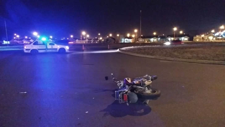 Motociclista trasladado al hospital tras protagonizar choque en la autovía