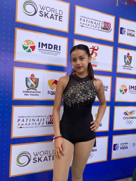 Santa Cruz: Abril Ortega clasificó cuarta en el Mundial de Patinaje Artístico en Colombia