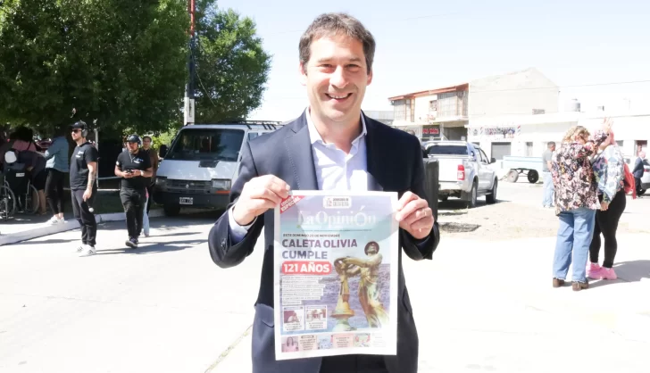 Juan Pablo Luque en el aniversario de Caleta Olivia: “Nos une un interés común”