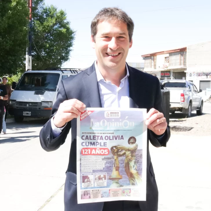 Juan Pablo Luque en el aniversario de Caleta Olivia: “Nos une un interés común”