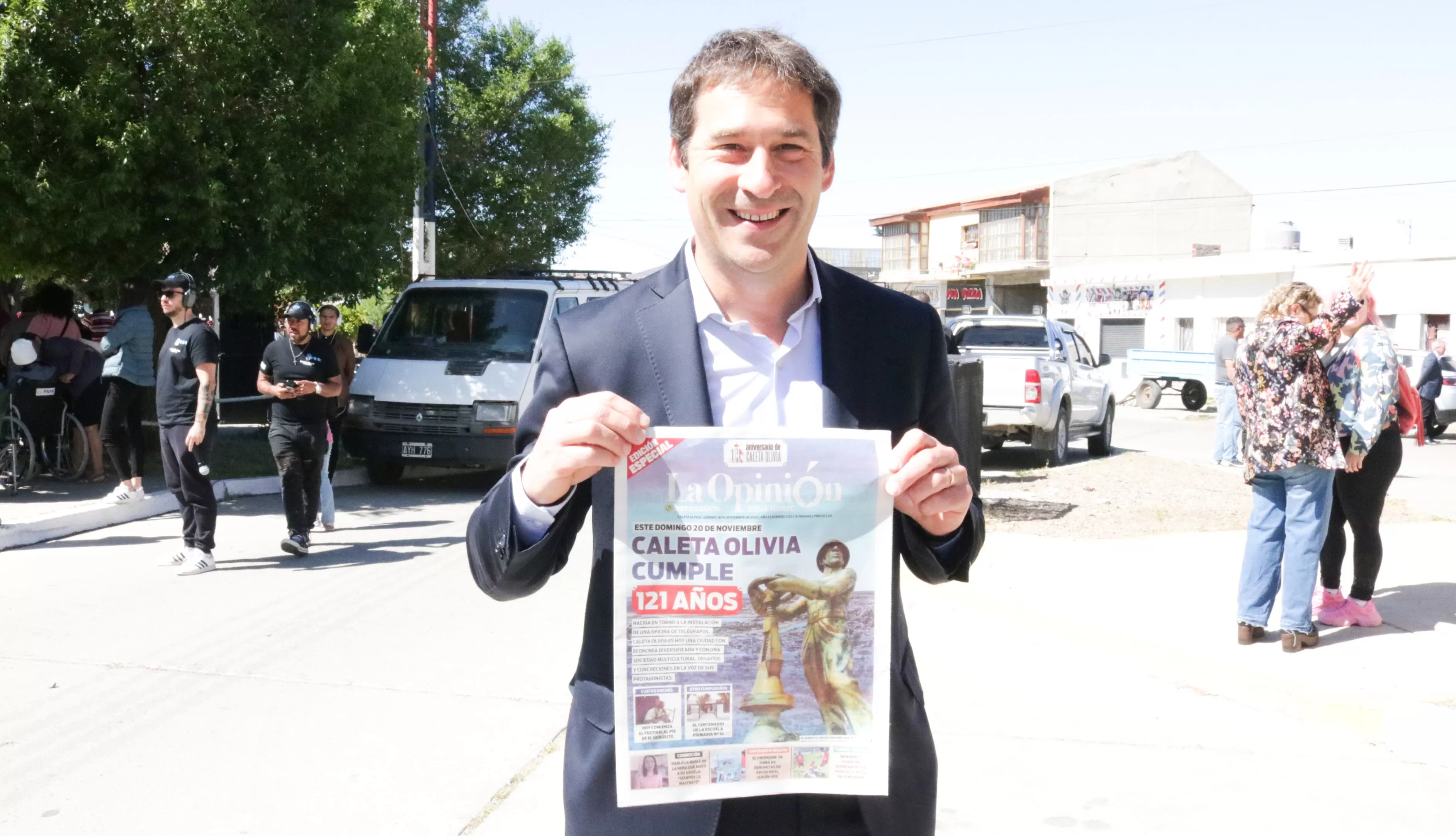 Juan Pablo Luque en el aniversario de Caleta Olivia: “Nos une un interés común”