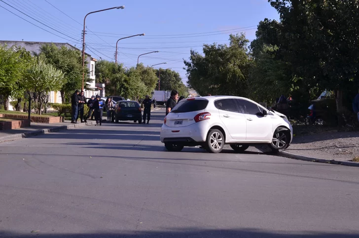 Fuerte choque en Yrigoyen y Entre Ríos
