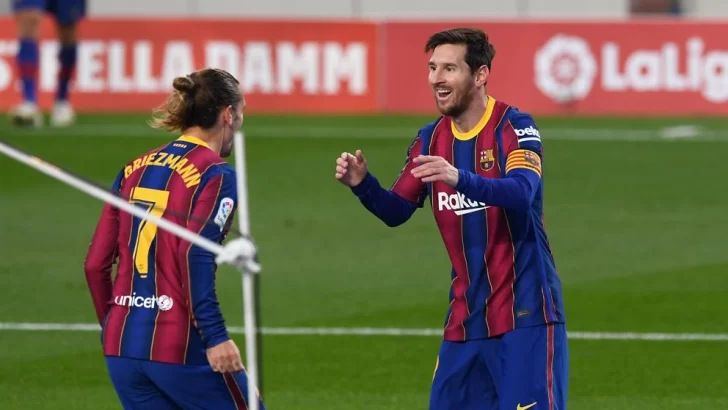 ¡Mirá los goles! Lionel Messi convirtió un doblete en el triunfo ante el Betis