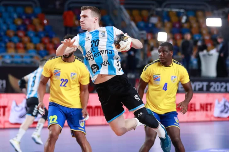 Mundial de Handball: Argentina venció a Congo en su debut en Egipto