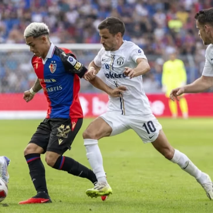 Juan Gauto debutó en el Basel y logró remontar el partido contra el Zurich