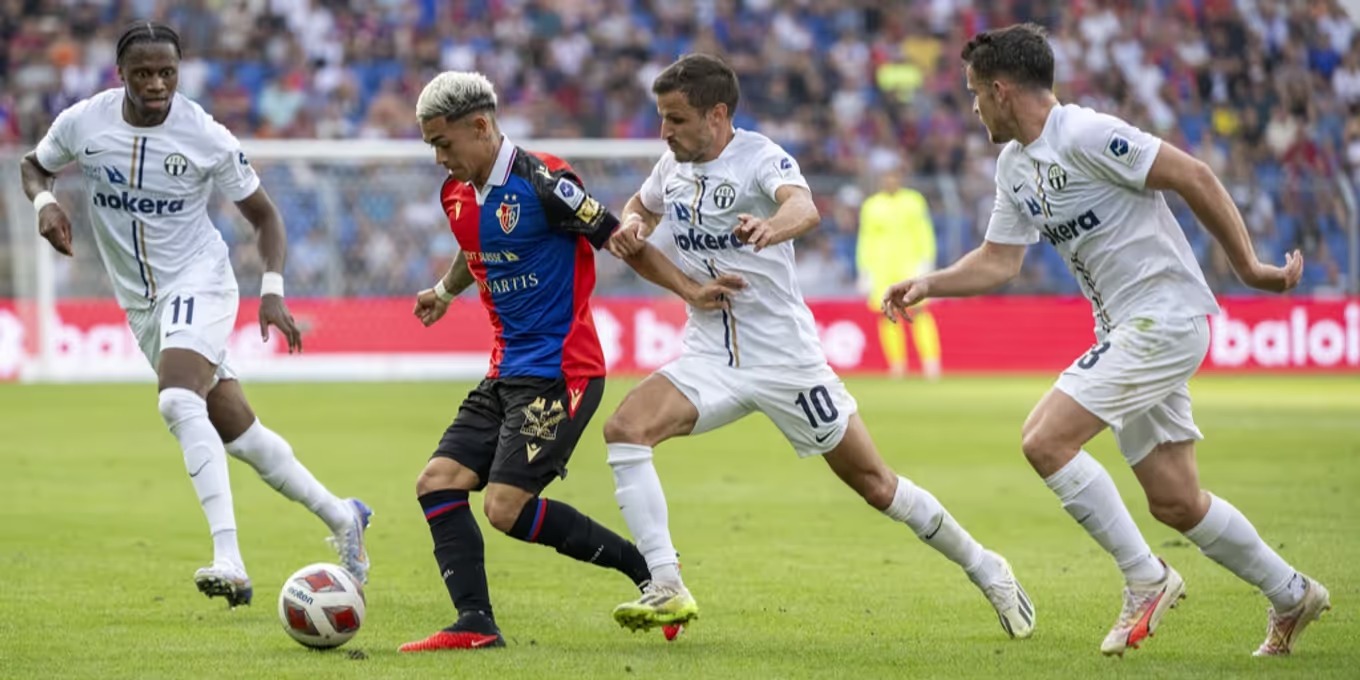 Juan Gauto debutó en el Basel y logró remontar el partido contra el Zurich