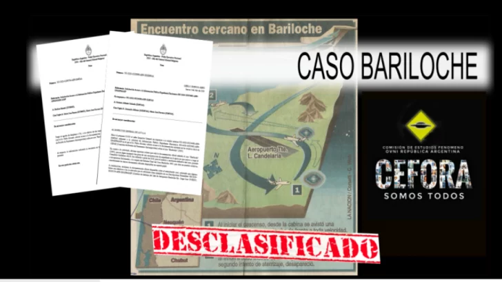 El Ministerio de Defensa desclasificó el “caso Bariloche” sobre el avistamiento de un OVNI