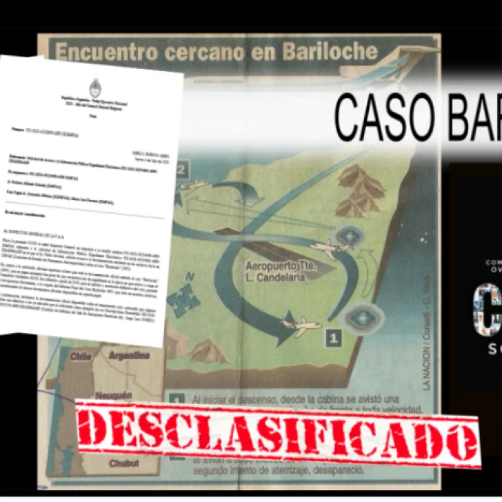 El Ministerio de Defensa desclasificó el “caso Bariloche” sobre el avistamiento de un OVNI