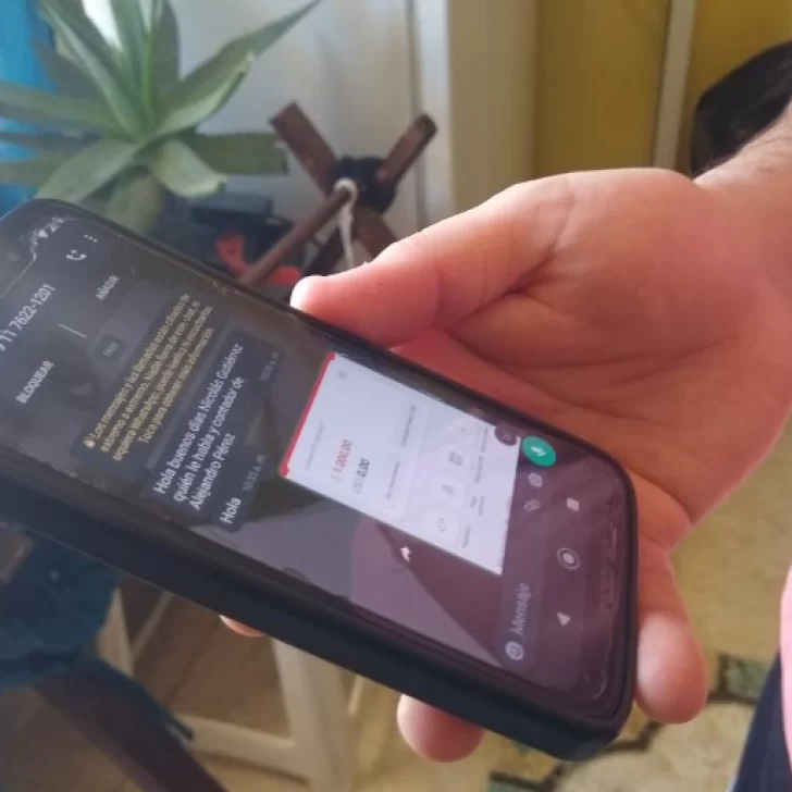 Le hackearon el WhatsApp y estafaron a la hija por 30 mil pesos: es de Caleta Olivia