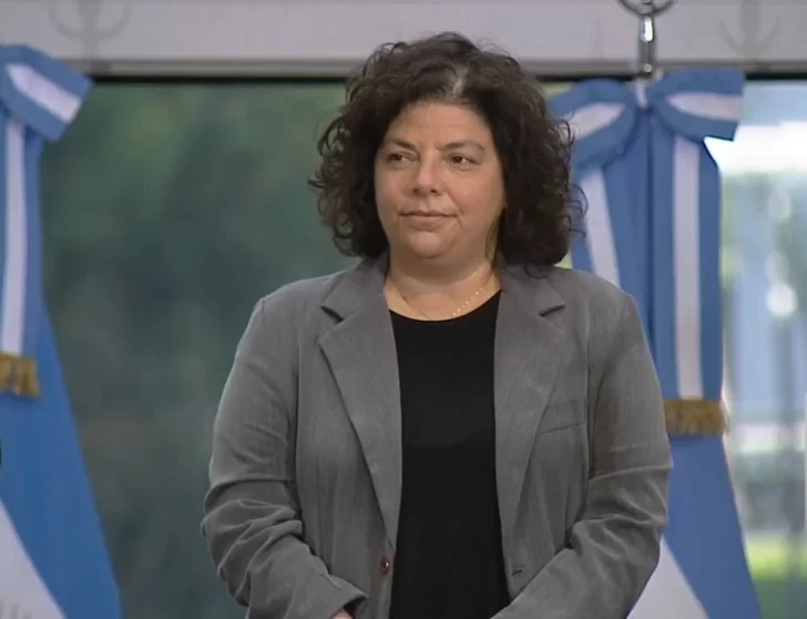 La ministra de Salud Carla Vizzotti agradeció a Alberto Fernández por su designación