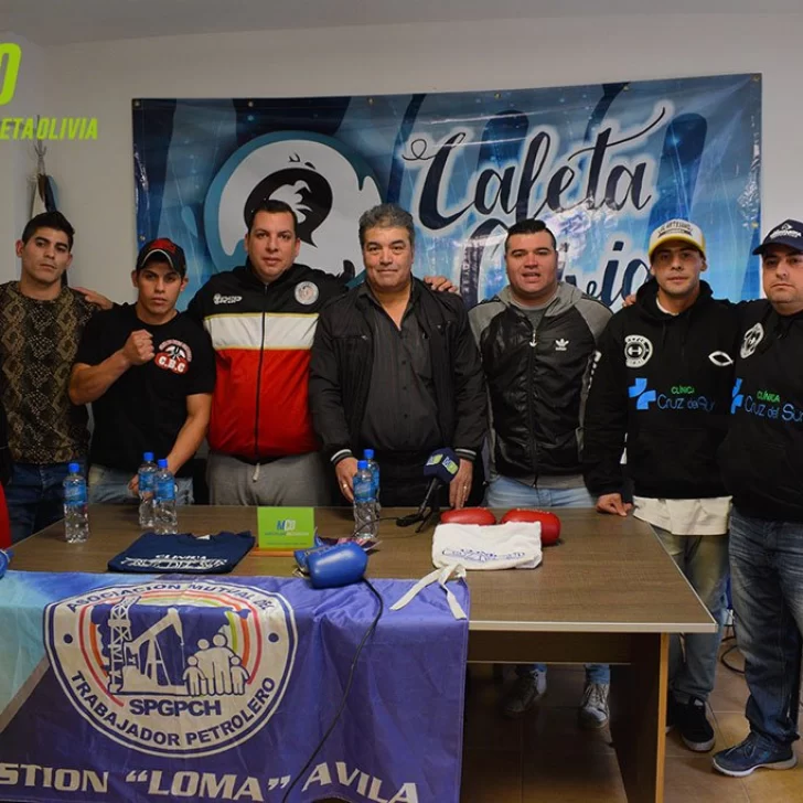 Programa de boxeo con  presencia caletense