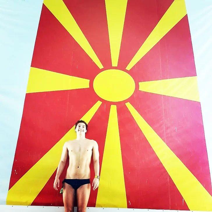 Matías Díaz corre con la celeste y blanca Matías Díaz corre con la celeste y blanca