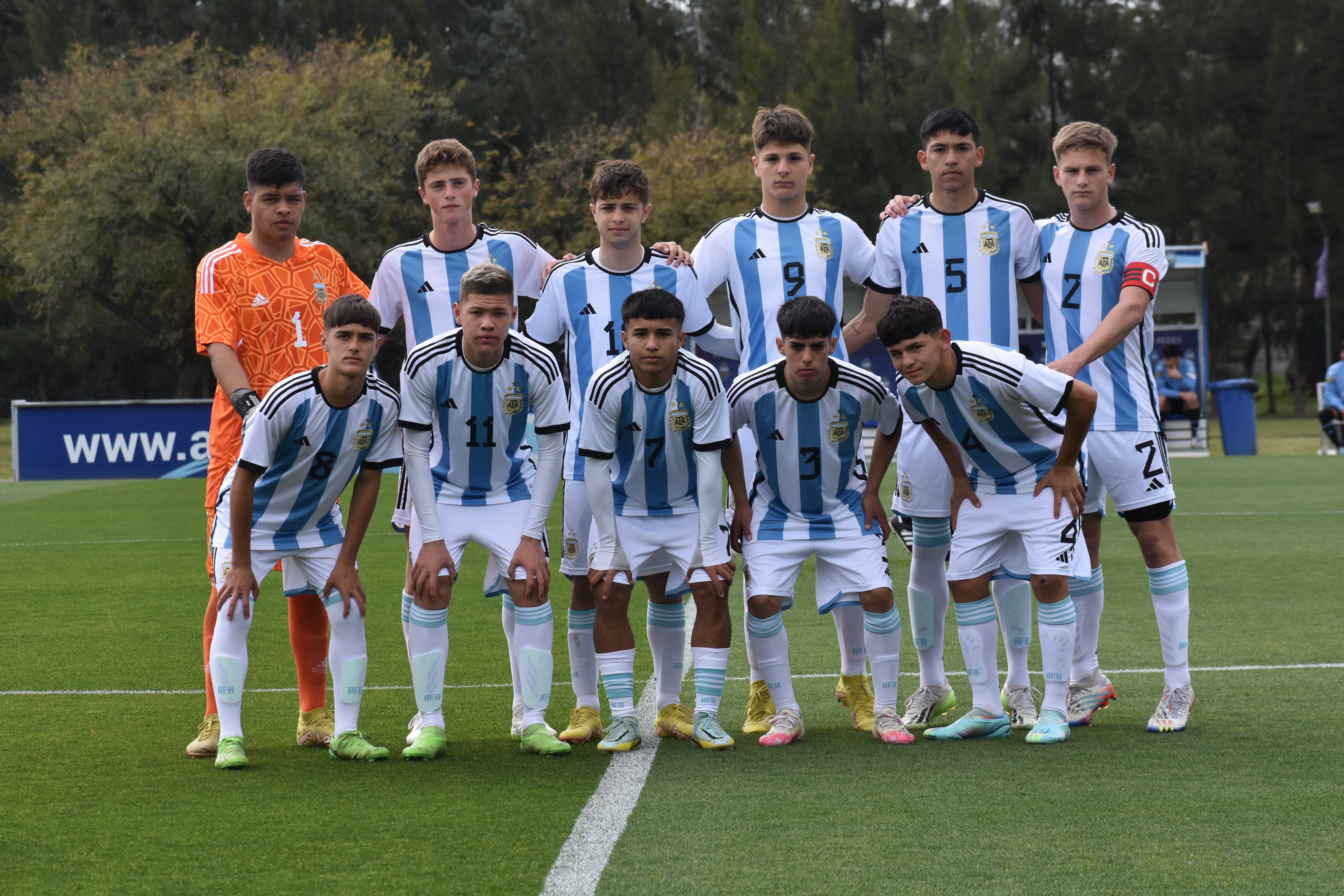 Sin Benicio Romero al arco: la Preselección Sub 15 de Argentina empató con la de Uruguay