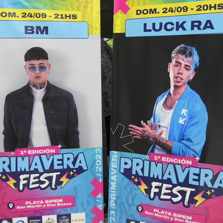 BM, Luck Ra y Vilma Palma actúan en Río Gallegos para la fiesta de la primavera