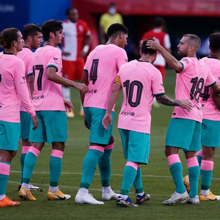 Girona Vs. Barcelona: Lionel Messi convirtió dos goles en el partido amistoso