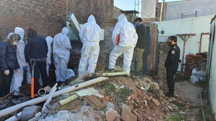 Femicidio en Junín: encontraron enterrado en una obra en construcción el cuerpo de una mujer buscada hace 18 días