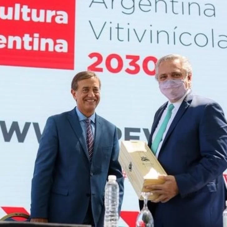 Mendoza: Alberto Fernández presentó la propuesta de vinos sin alcohol para el sector vitivinícola