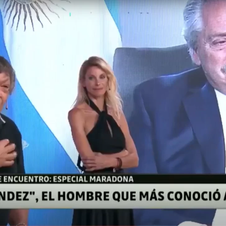 Video. La emoción de Galindez por Maradona y Alberto Fernández: “Mi corazón y mi alma se lo entrego, mi Presidente”