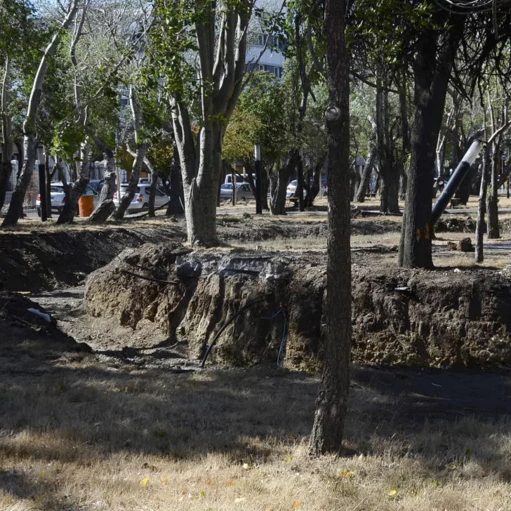 La plaza San Martín espera por su remodelación