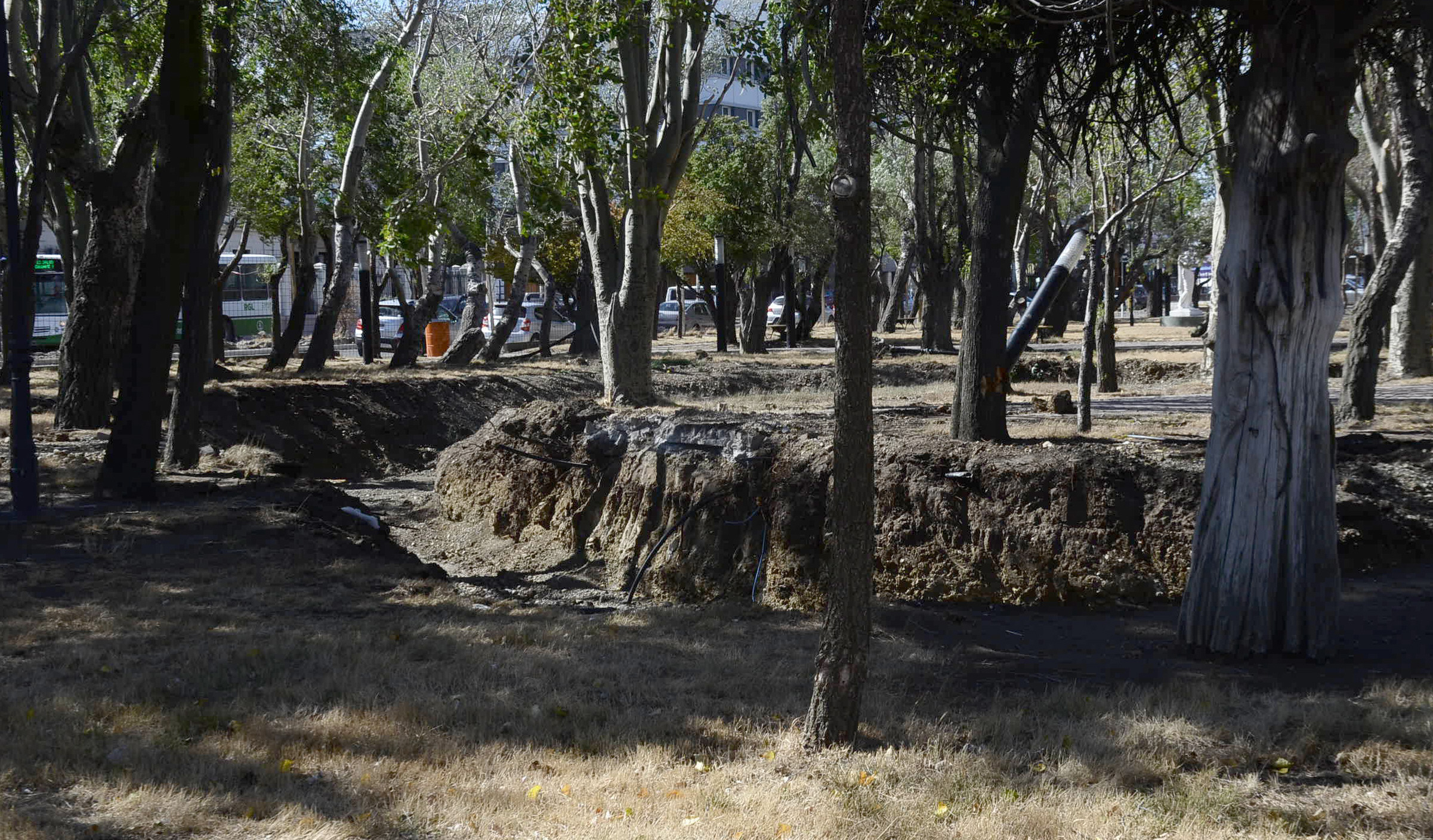 La plaza San Martín espera por su remodelación