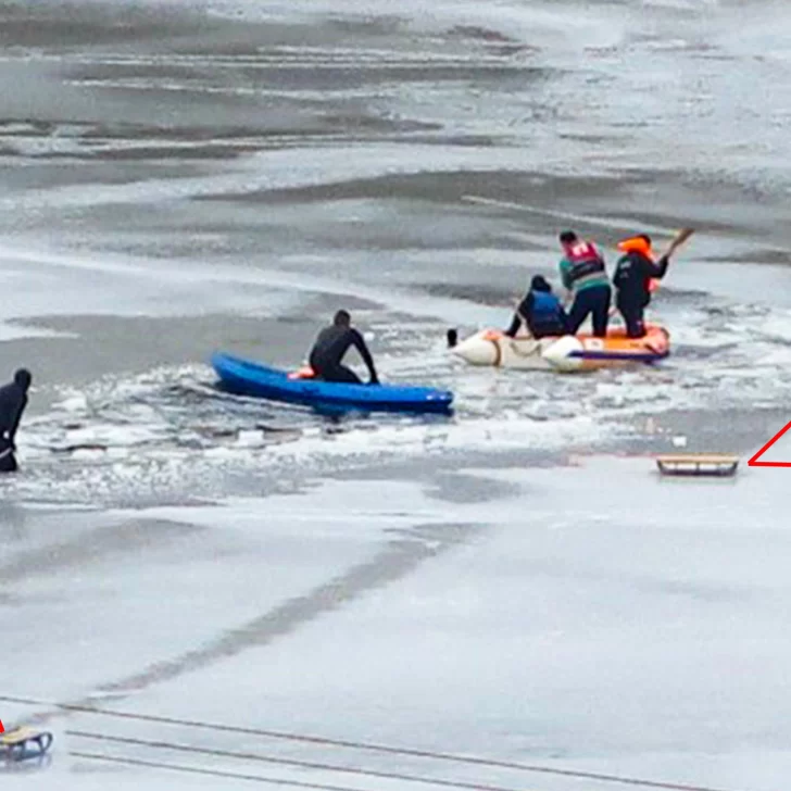 Identificaron a los dos niños que murieron ahogados cuando jugaban sobre el hielo con trineos