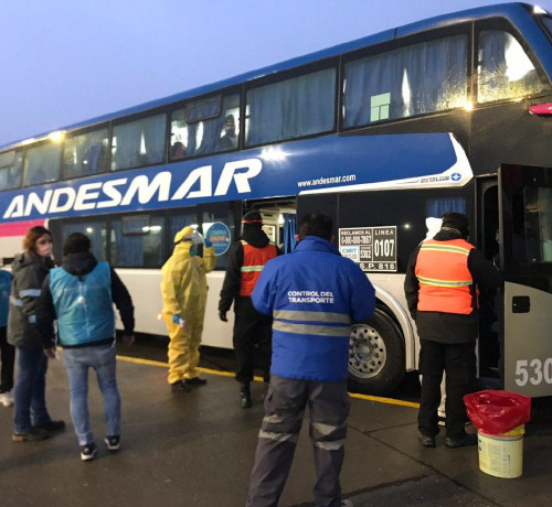 ¡Bienvenidos!: más santacruceños llegaron en micro desde Córdoba