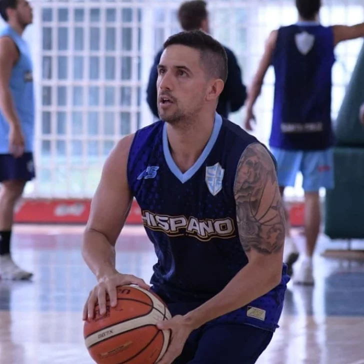 Damián Palacios, el base de Hispano que vive el básquet desde niño Damián Palacios, el base de Hispano que vive el básquet desde niño