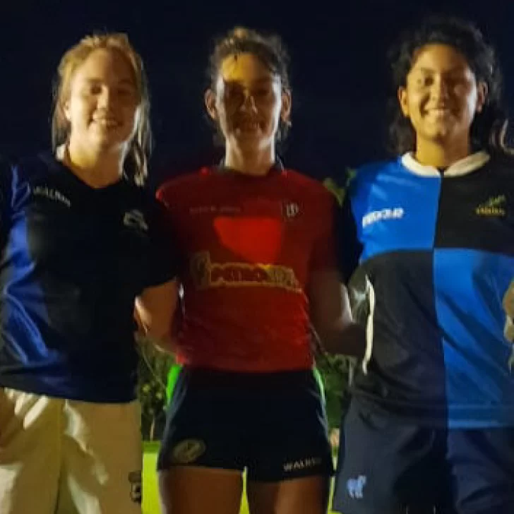 La deportista de Río Gallegos Avril Rahmer entrena en La Plata Rugby Club