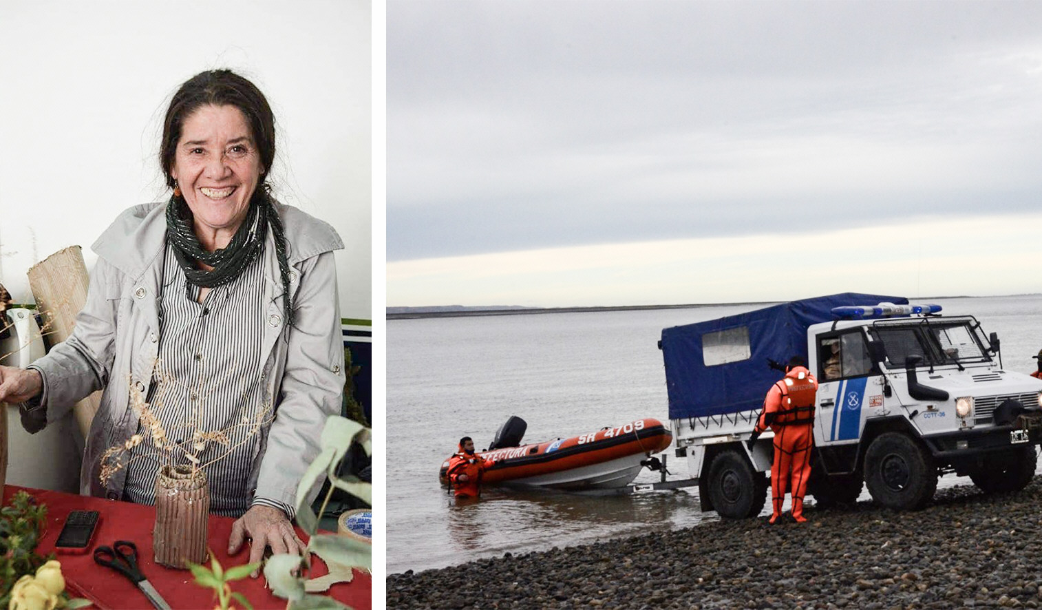 Marcela López: encontraron sus zapatillas y la campera Marcela López: encontraron sus zapatillas y la campera
