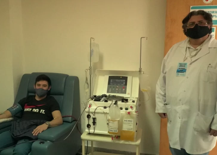 Tuvo COVID, se recuperó, conoció a su beba dos semanas después y donó plasma
