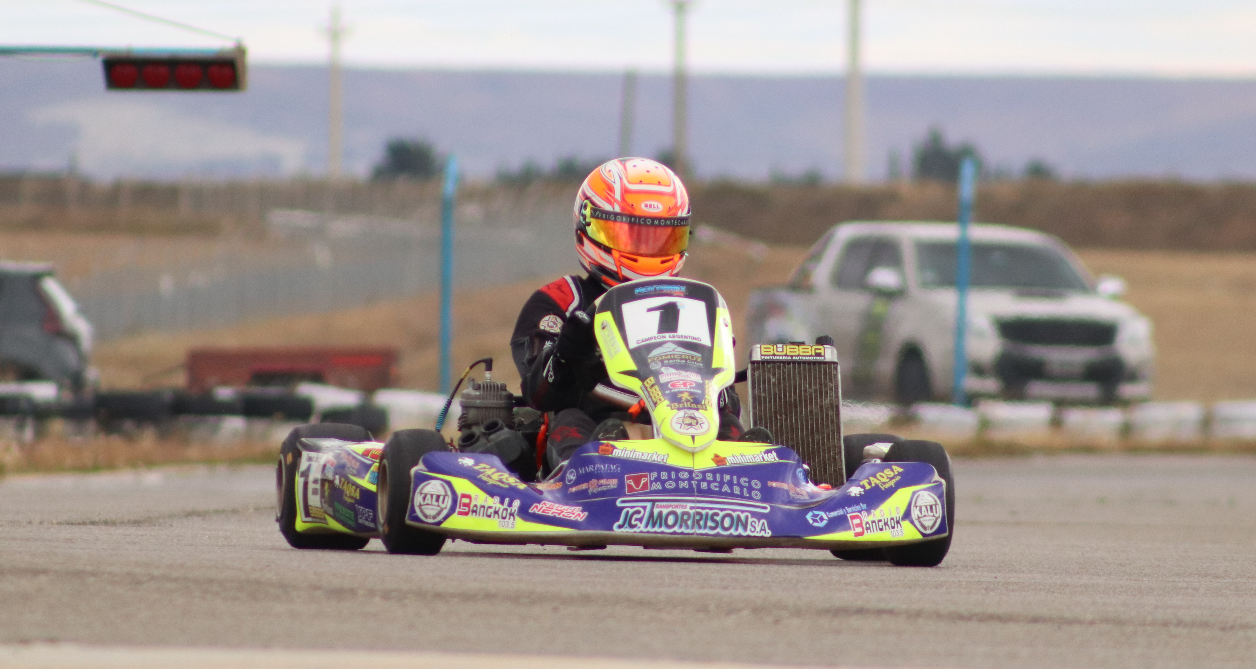 Thiago Díaz se entrena para la segunda fecha de la Copa Rotax Thiago Díaz se entrena para la segunda fecha de la Copa Rotax