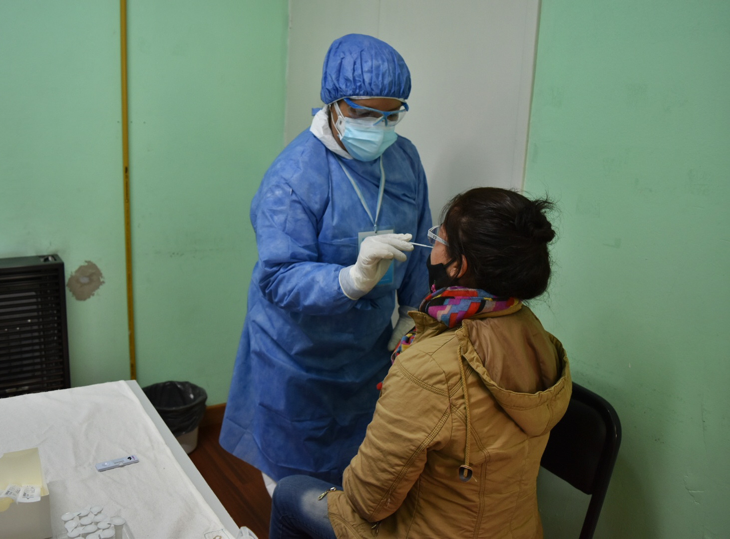 Docentes rurales fueron hisopados previo al inicio de clases