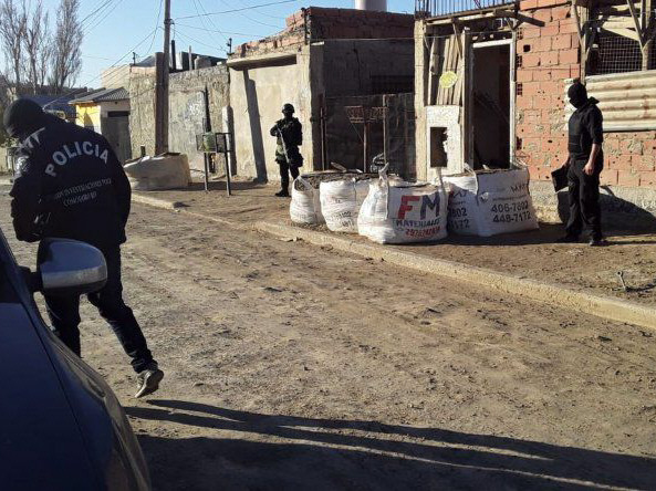 Se realizaron allanamientos por amenazas con armas en el barrio San Martín